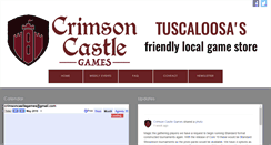 Desktop Screenshot of crimsoncastlegames.com