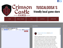 Tablet Screenshot of crimsoncastlegames.com